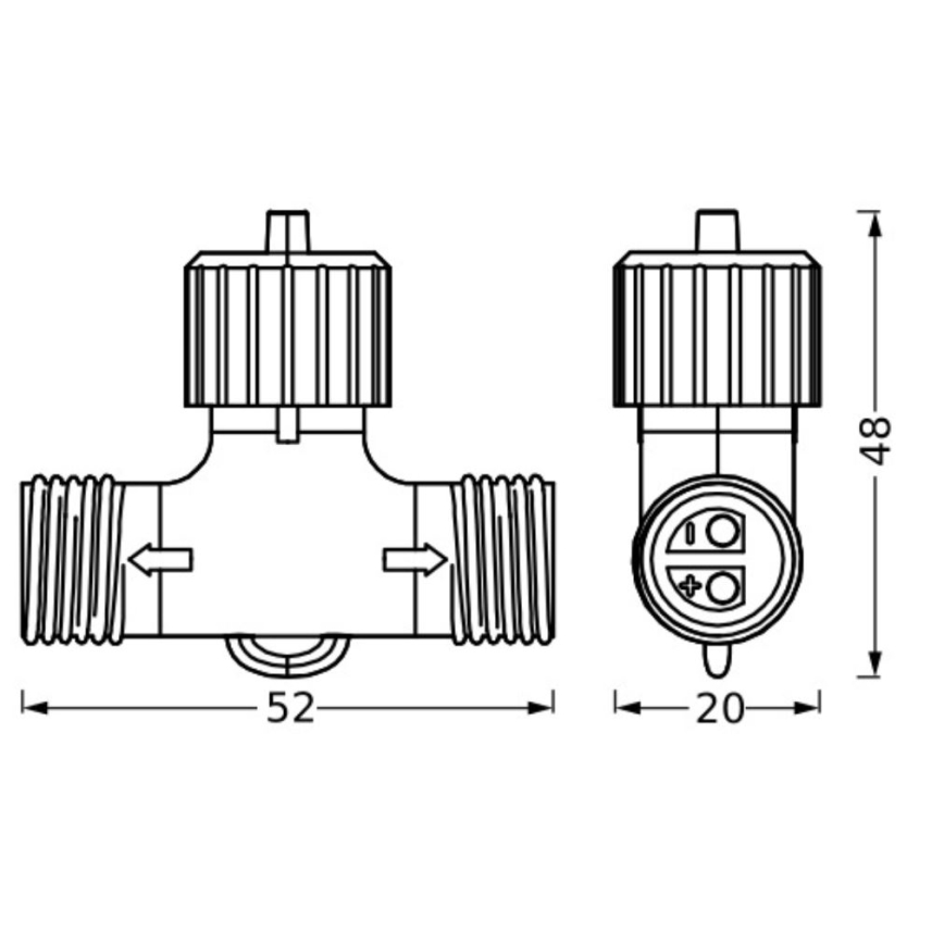 Ledvance - Outdoor connector ENDURA 24W/12V IP67