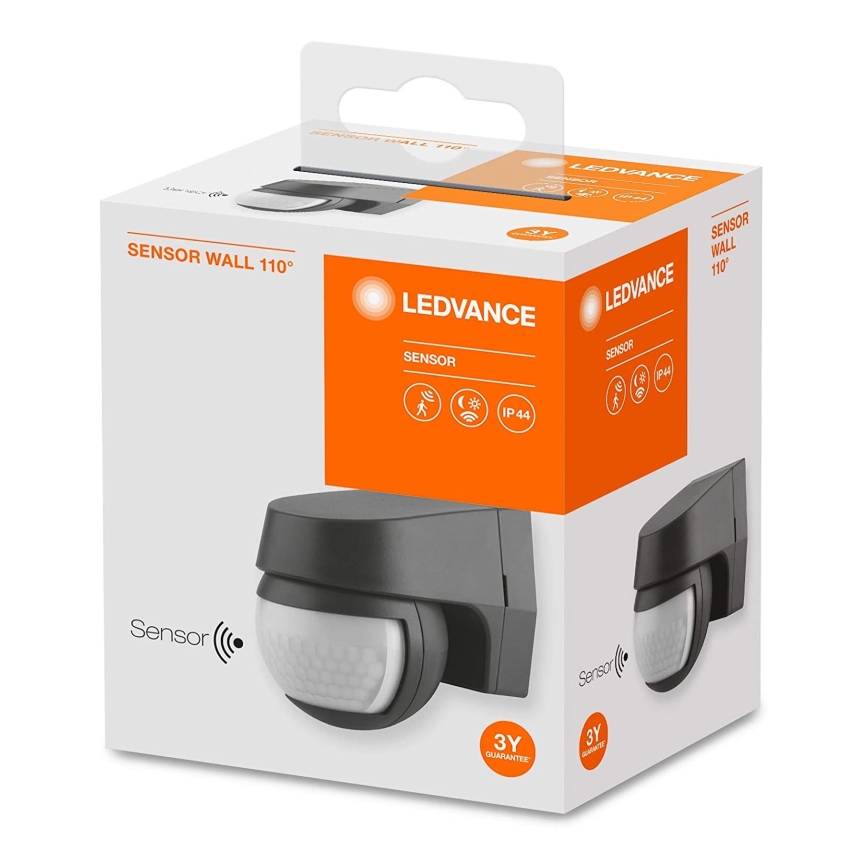 Ledvance - Outdoor infrared motion sensor 230V IP44 black