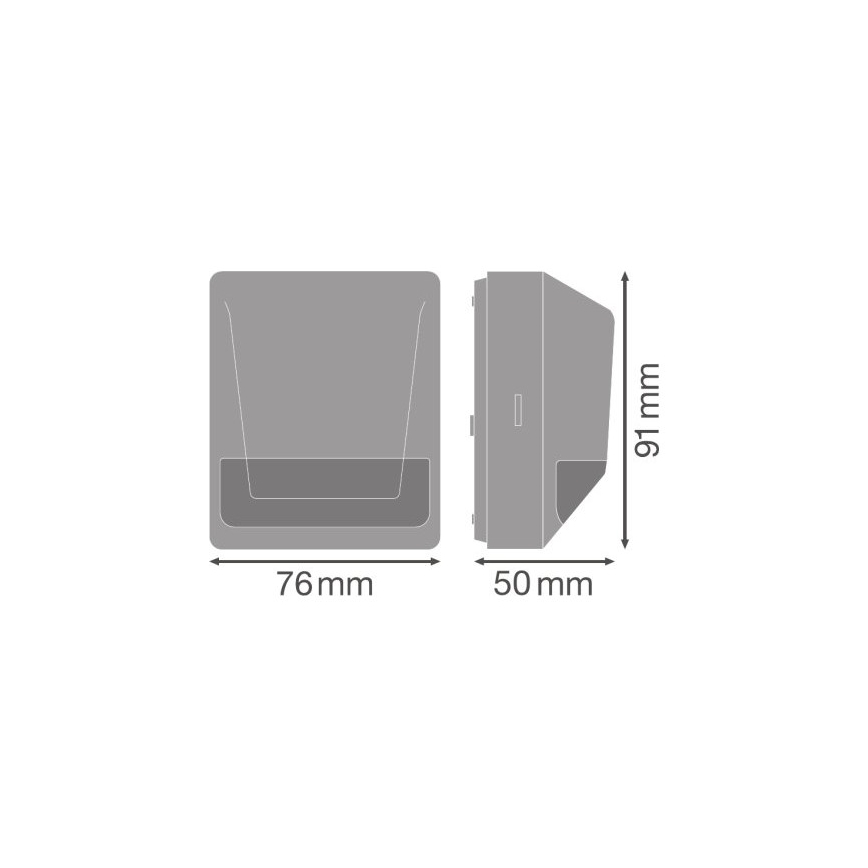 Ledvance - Outdoor infrared motion sensor 230V IP55 anthracite