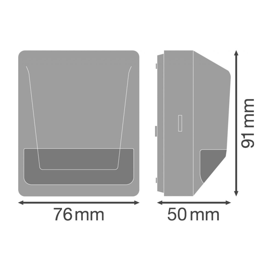 Ledvance - Outdoor infrared motion sensor 230V IP55 white