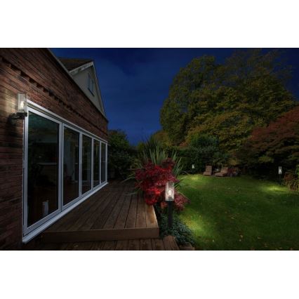 Ledvance - Outdoor lamp AMBER 1xE27/20W/230V IP44