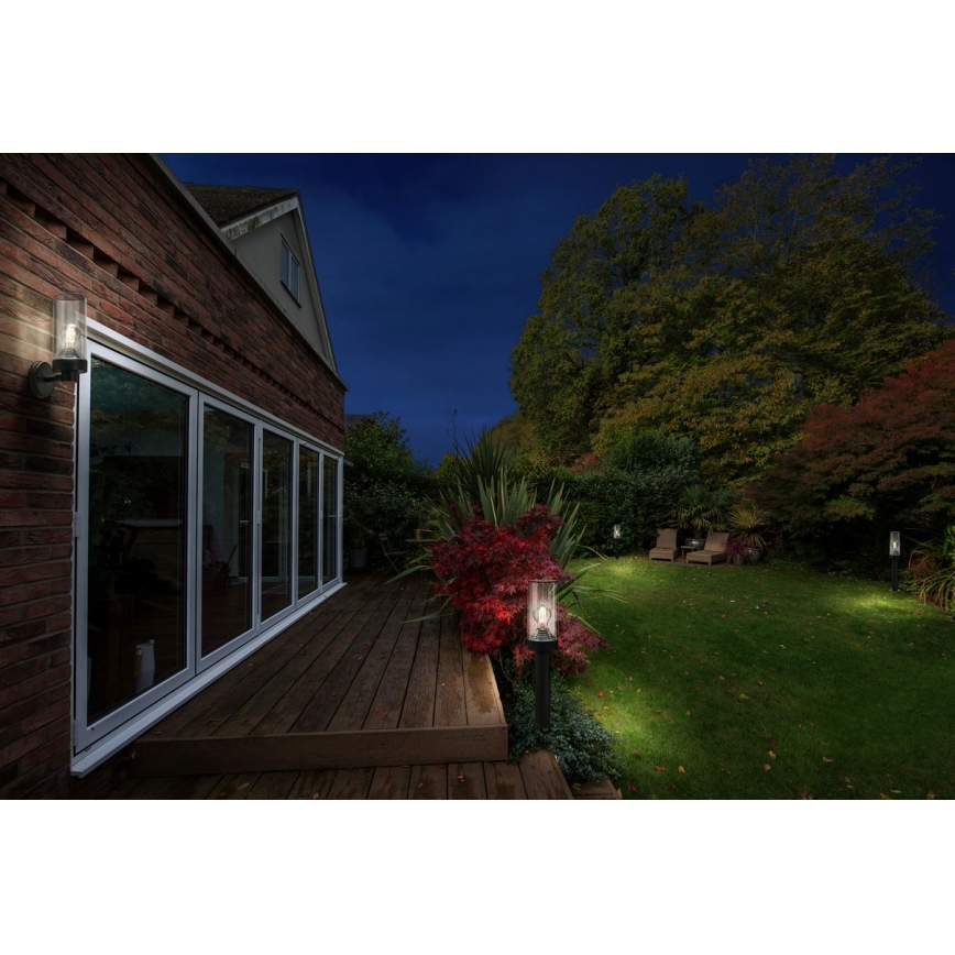 Ledvance - Outdoor lamp AMBER 1xE27/20W/230V IP44