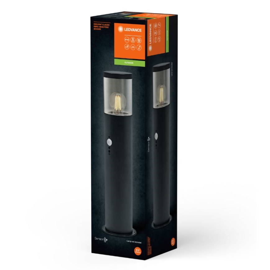 Ledvance - Outdoor lamp with sensor EBRO 1xE27/20W/230V IP44