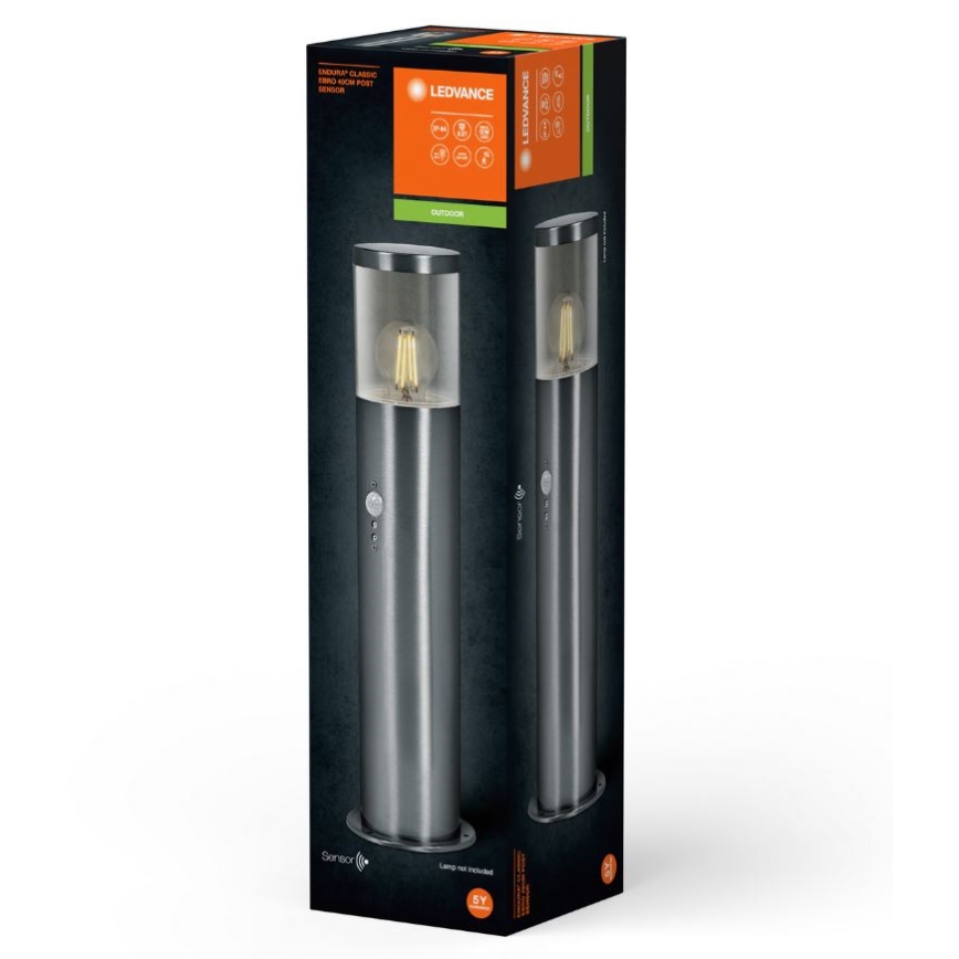 Ledvance - Outdoor lamp with sensor EBRO 1xE27/20W/230V IP44
