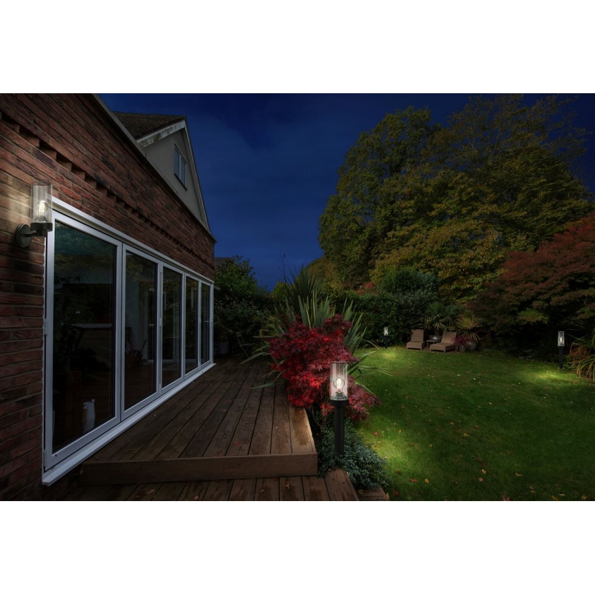 Ledvance - Outdoor wall light AMBER 1xE27/20W/230V IP44