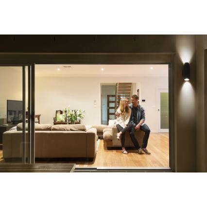 Ledvance - Outdoor wall light CANNON 2xGU10/35W/230V IP44