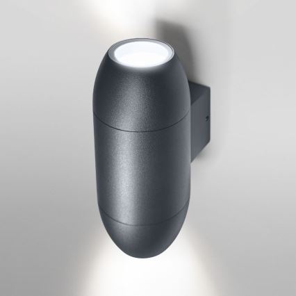 Ledvance - Outdoor wall light CANNON 2xGU10/35W/230V IP44