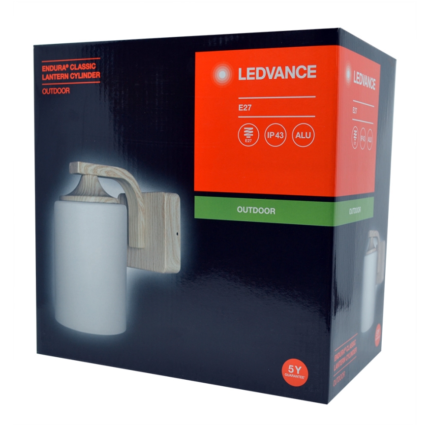 Ledvance - Outdoor wall light CYLINDER 1xE27/60W/230V IP43