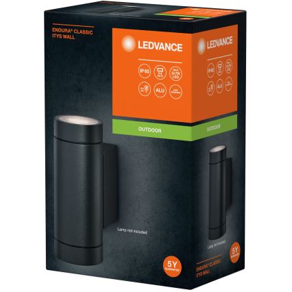 Ledvance - Outdoor wall light ITYS 2xGU10/35W/230V IP65