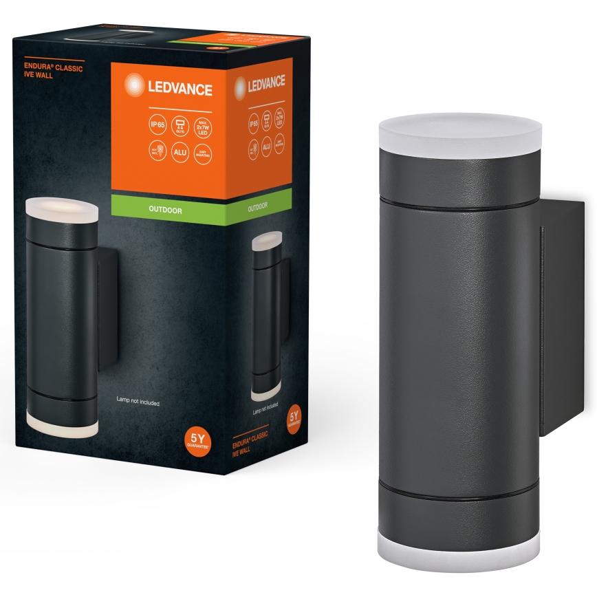 Ledvance - Outdoor wall light IVE 2xGU10/35W/230V IP65