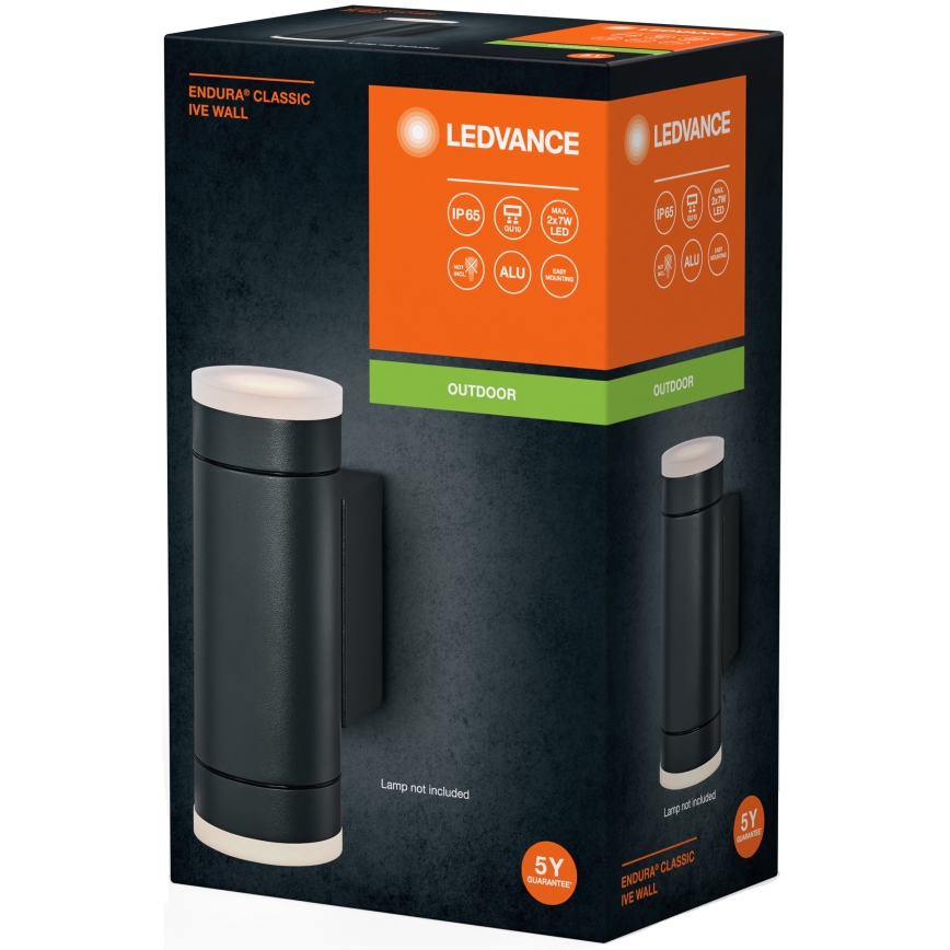 Ledvance - Outdoor wall light IVE 2xGU10/35W/230V IP65