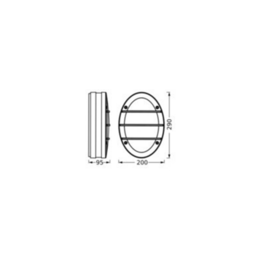 Ledvance - Outdoor wall light ORBICK 2xE27/18W/230V IP65