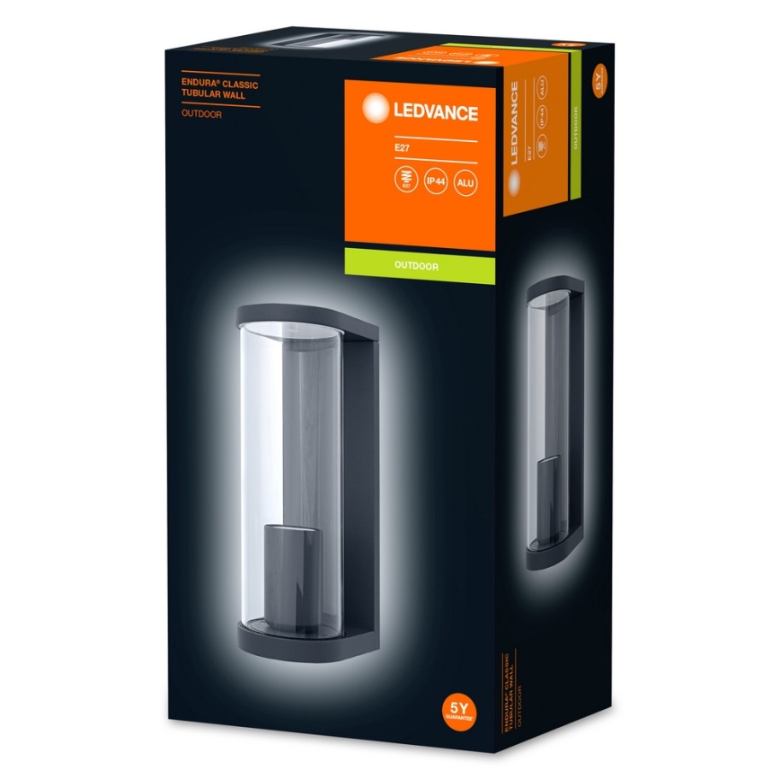 Ledvance - Outdoor wall light TUBULAR 1xE27/60W/230V IP44