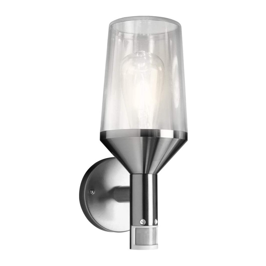 Ledvance - Outdoor wall light with a sensor CALICE 1xE27/60W/230V IP44