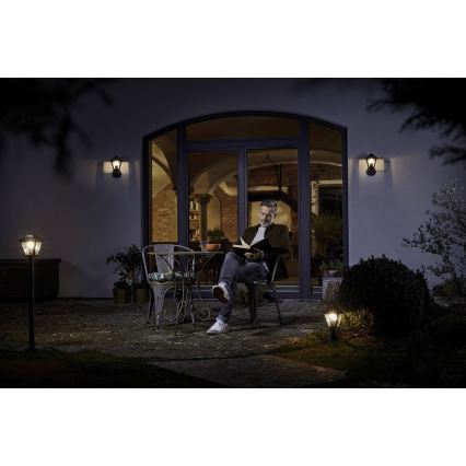 Ledvance - Outdoor wall light with a sensor ENDURA 1xE27/60W/230V IP44