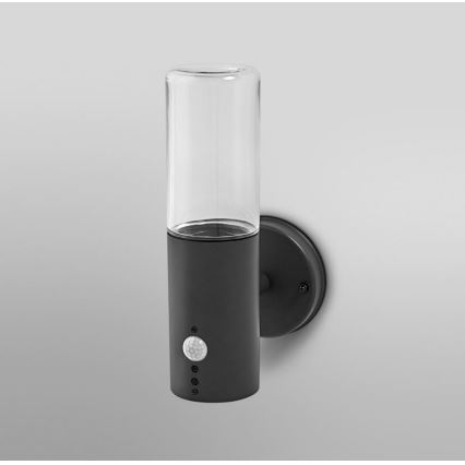 Ledvance - Outdoor wall light with a sensor FIGO CYLINDER 1xE27/20W/230V