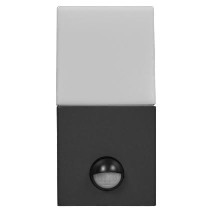Ledvance - Outdoor wall light with a sensor FIGO SQUARE 1xE27/20W/230V