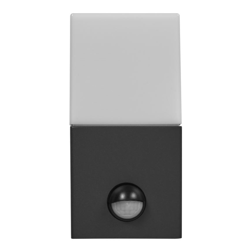Ledvance - Outdoor wall light with a sensor FIGO SQUARE 1xE27/20W/230V