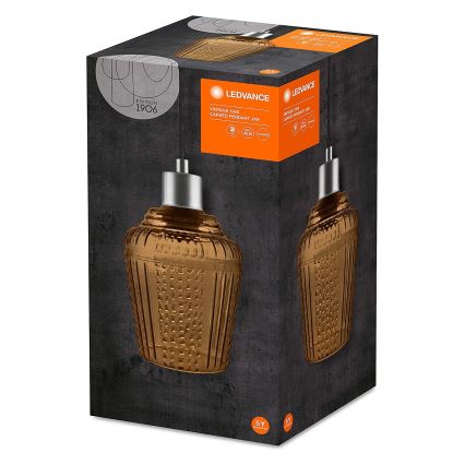 Ledvance - Pendant light JAR 1xE27/40W/230V orange