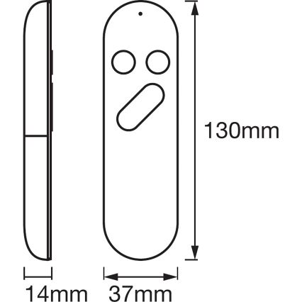 Ledvance - Remote control SMART+ 2xAAA Wi-Fi