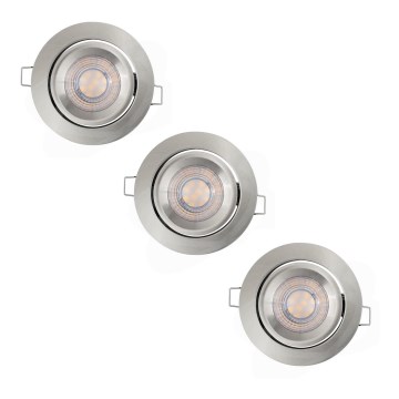 Ledvance - SET 3x LED Dimmable recessed light SIMPLE LED/4,9W/230V