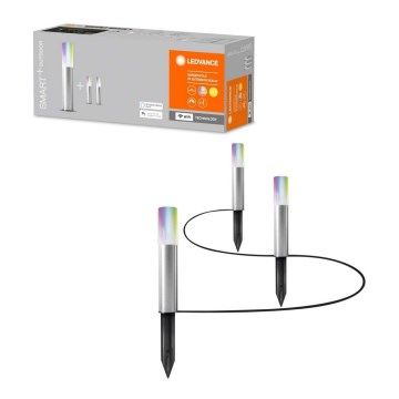 Ledvance - SET 3x LED RGBW Extension outdoor lamp set SMART+ MINI 3xLED/3,1W/230V IP65 Wi-Fi