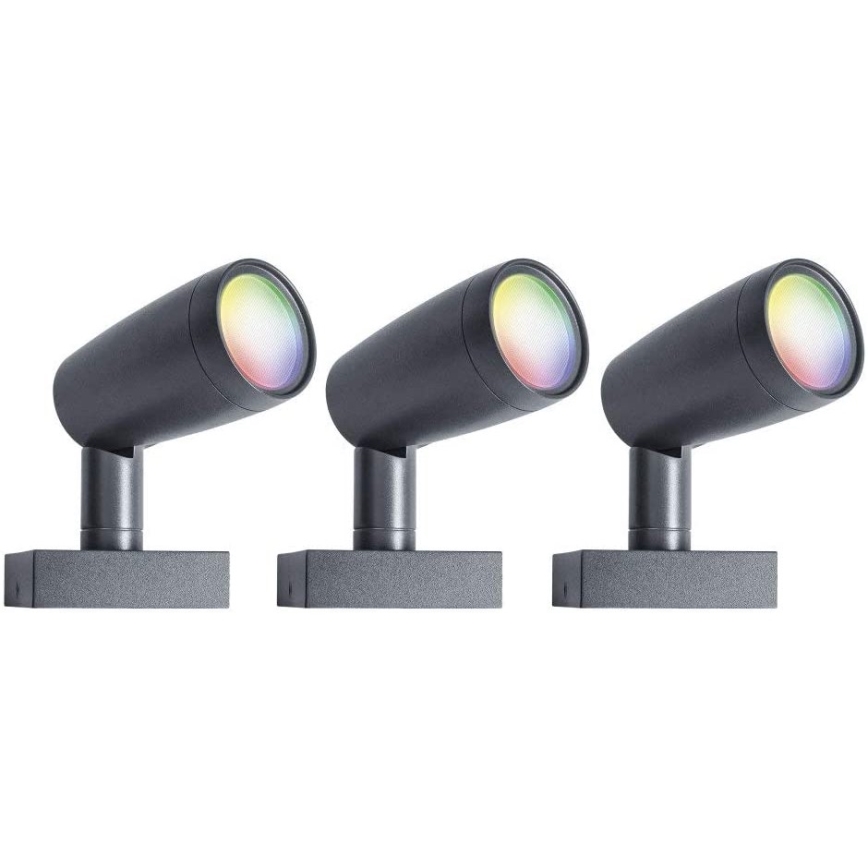 Ledvance - SET 3x LED RGBW Outdoor lamp SMART+ SPOT 3xLED/4,5W/230V IP65 Wi-Fi
