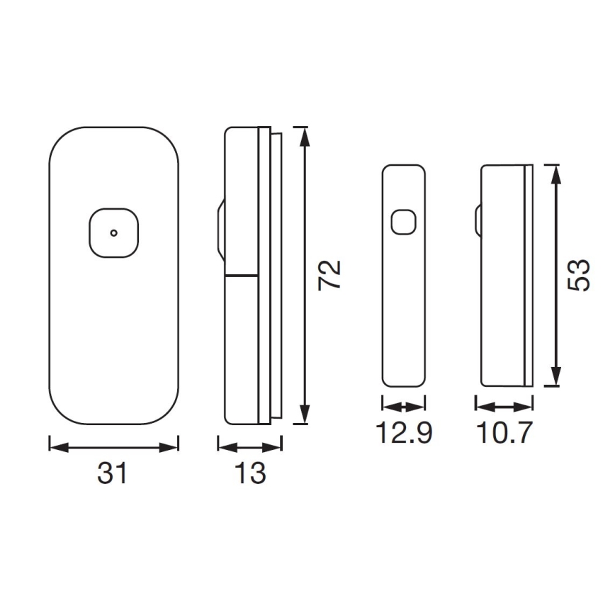 Ledvance - Smart window and door sensor SMART+ 3,7V 500 mAh Wi-fi