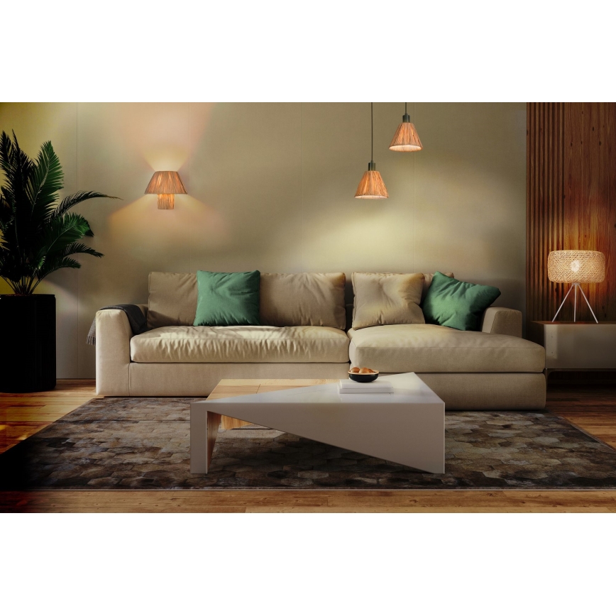 Ledvance - Table lamp DECOR RAFFIA 1xE27/15W/230V raffia bast