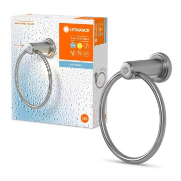 Ledvance - Towel holder with LED backlight 3xAAA IP44