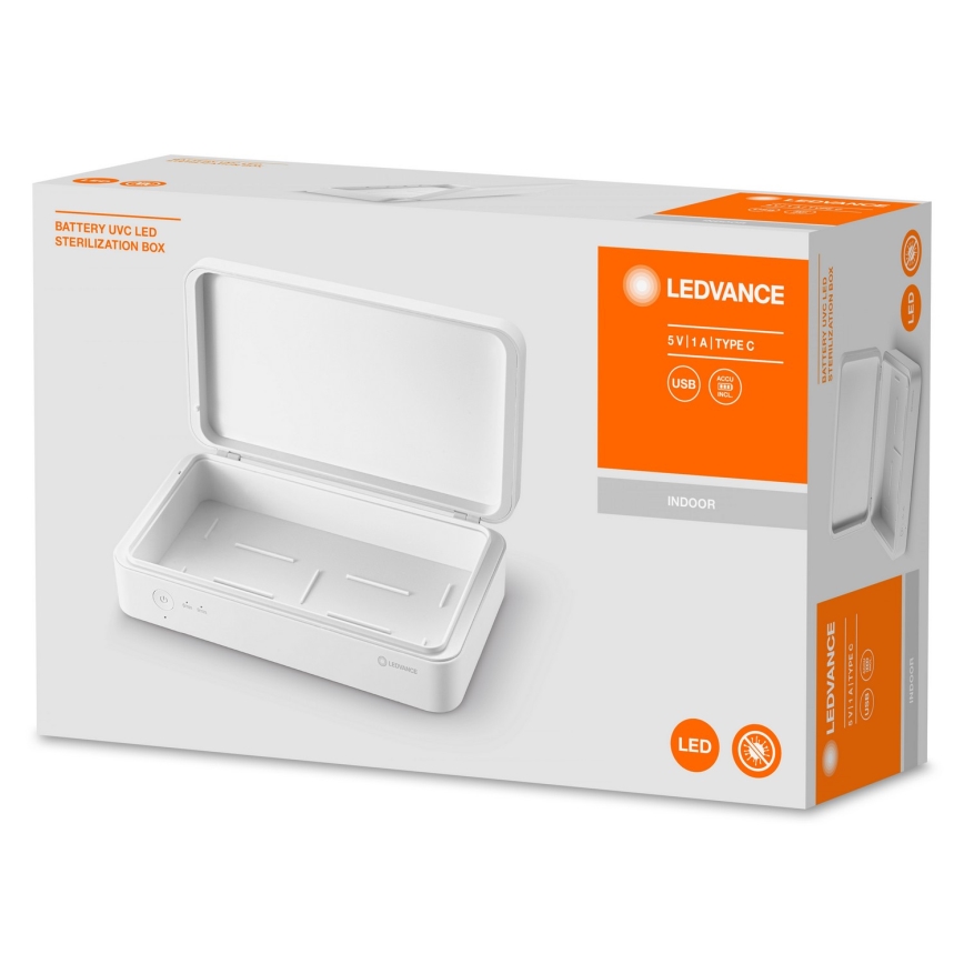 Ledvance - UV Steriliser for respirators and small objects 5W/5V