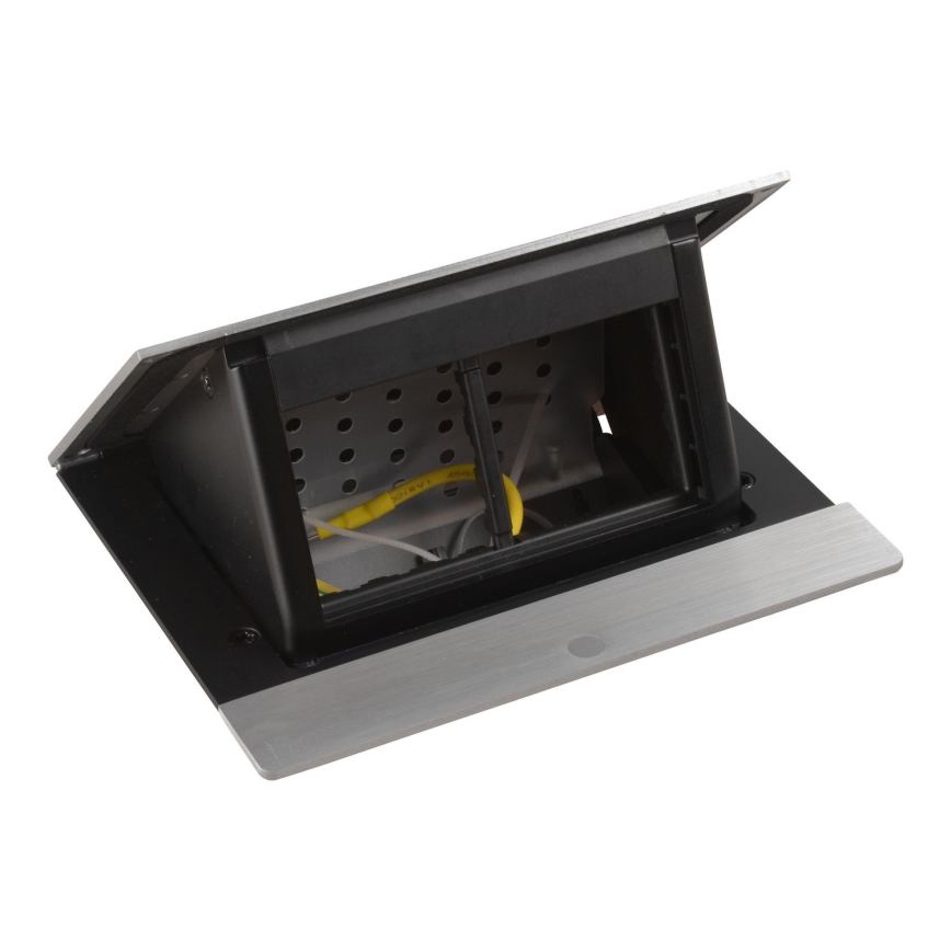 Legrand 654800 - Socket frame for table top POP-UP 4M silver