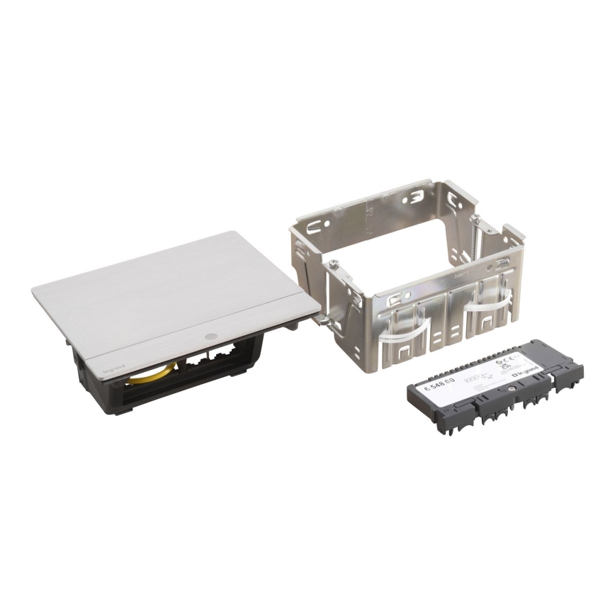 Legrand 654800 - Socket frame for table top POP-UP 4M silver