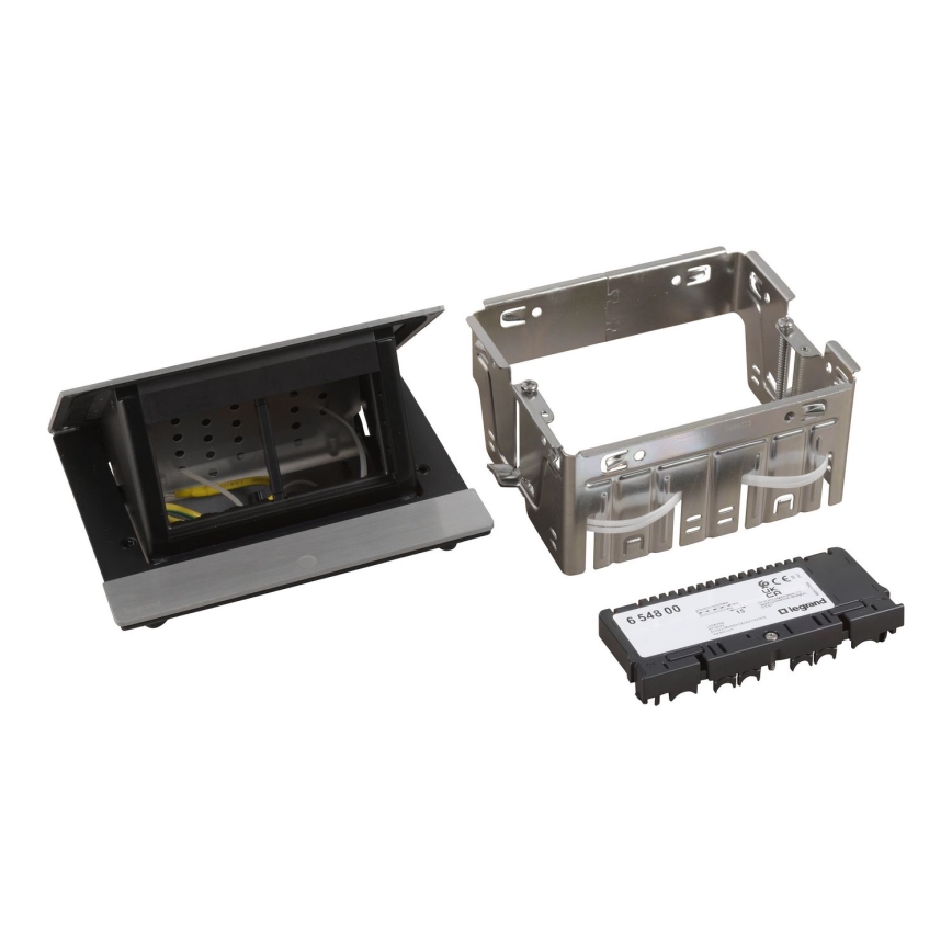 Legrand 654800 - Socket frame for table top POP-UP 4M silver