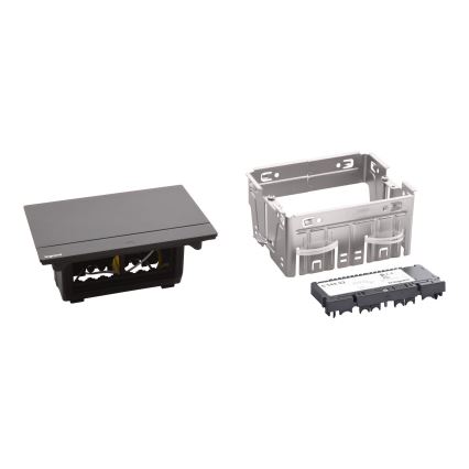 Legrand 654802 - Socket frame for table top POP-UP 4M black