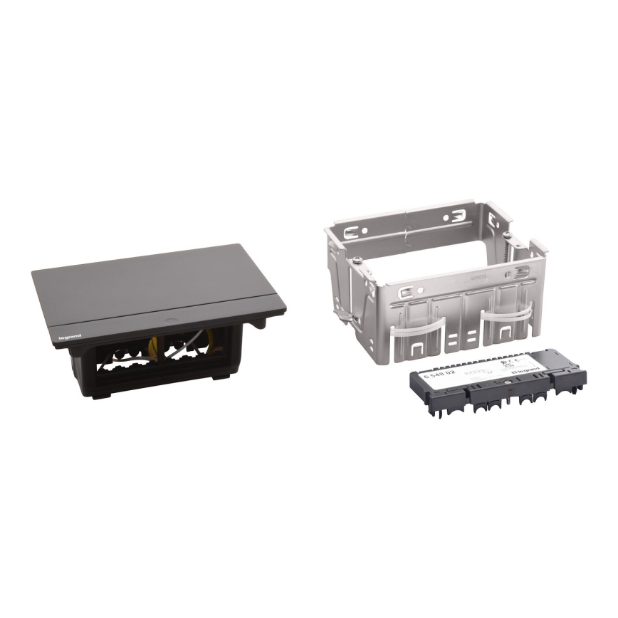Legrand 654802 - Socket frame for table top POP-UP 4M black