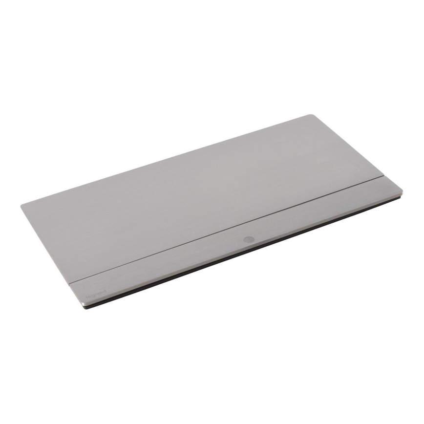 Legrand 654808 - Socket frame for table top POP-UP 8M silver