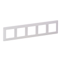 Legrand 754005 - VALENA LIFE 5-gang switch frame, white