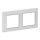 Legrand 754032 - Switch frame VALENA LIFE 2P white/chrome