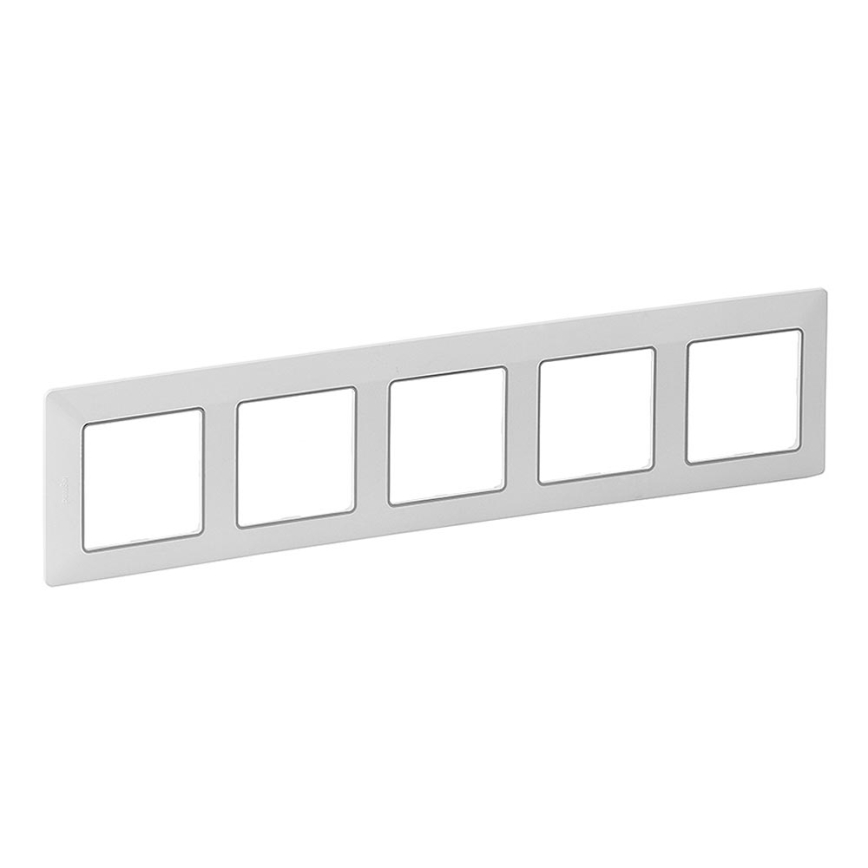 Legrand 754035 - Switch frame VALENA LIFE 5P white/chrome