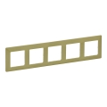 Legrand 754085 - VALENA LIFE 5-position switch frame, green
