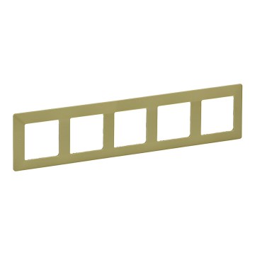 Legrand 754085 - VALENA LIFE 5-position switch frame, green