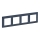 Legrand 754094 - Switch frame VALENA LIFE 4P azure