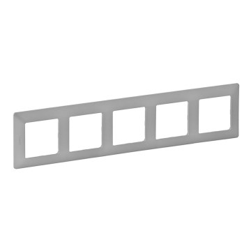 Legrand 754135 - Switch frame VALENA LIFE 5P aluminum