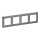 Legrand 754154 - Switch frame VALENA LIFE 4P stailness steel