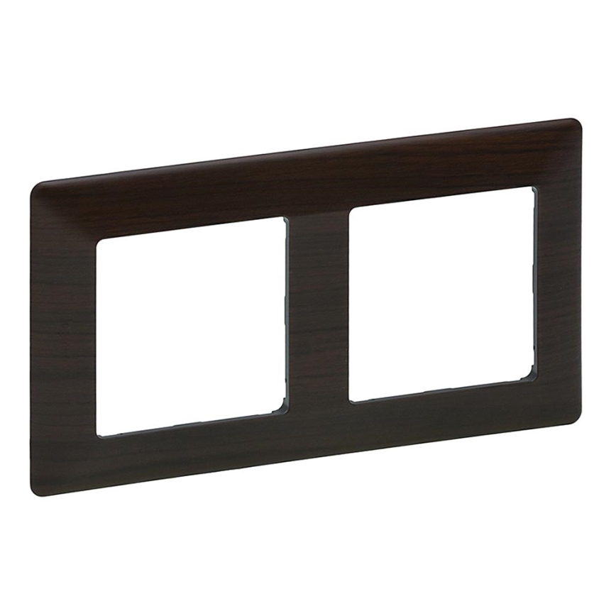 Legrand 754172 - Switch frame VALENA LIFE 2P dark wood