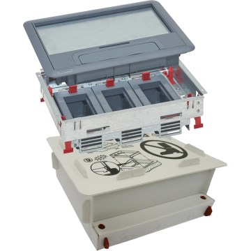 LEGRAND - Floor box for concrete 12 modules (6 devices 45x45)