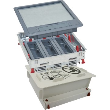 LEGRAND - Floor box for concrete 24 modules (12 devices 45x45)