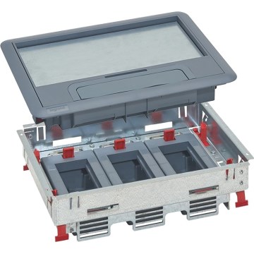 LEGRAND - Floor box for double floors 12 modules (6 devices 45x45)