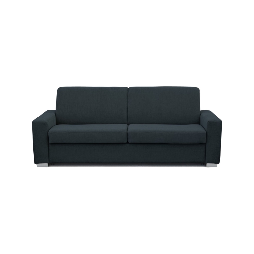 LEKA Blue 3-Seater Sofa Bed for Everyday Sleeping